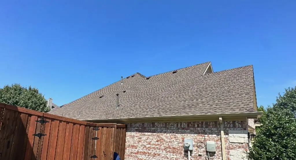 Completed roof replacement project in Bee Cave